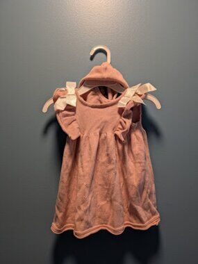 Baby Girl 0-3 Months Boutique Pink Dress w/ Bloomers